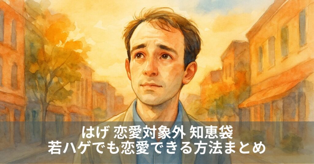はげ 恋愛対象外 知恵袋｜若ハゲでも恋愛できる方法まとめ